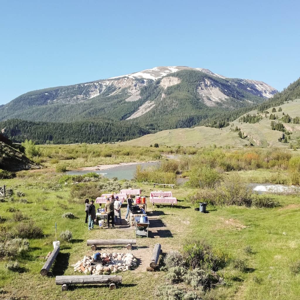 Red Rock Ranch breakfast ride views